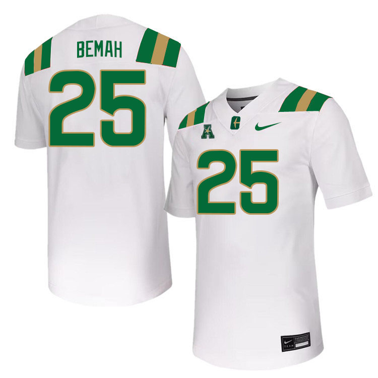 Charlotte 49ers #25 Prince Bemah College Football Jerseys Stitched Sale-White